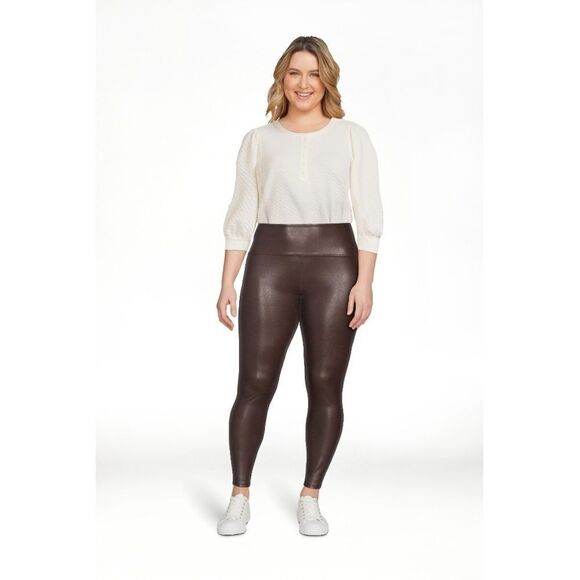 Time and Tru Pants - XXL Brown Faux Leather Leggings B1G1
